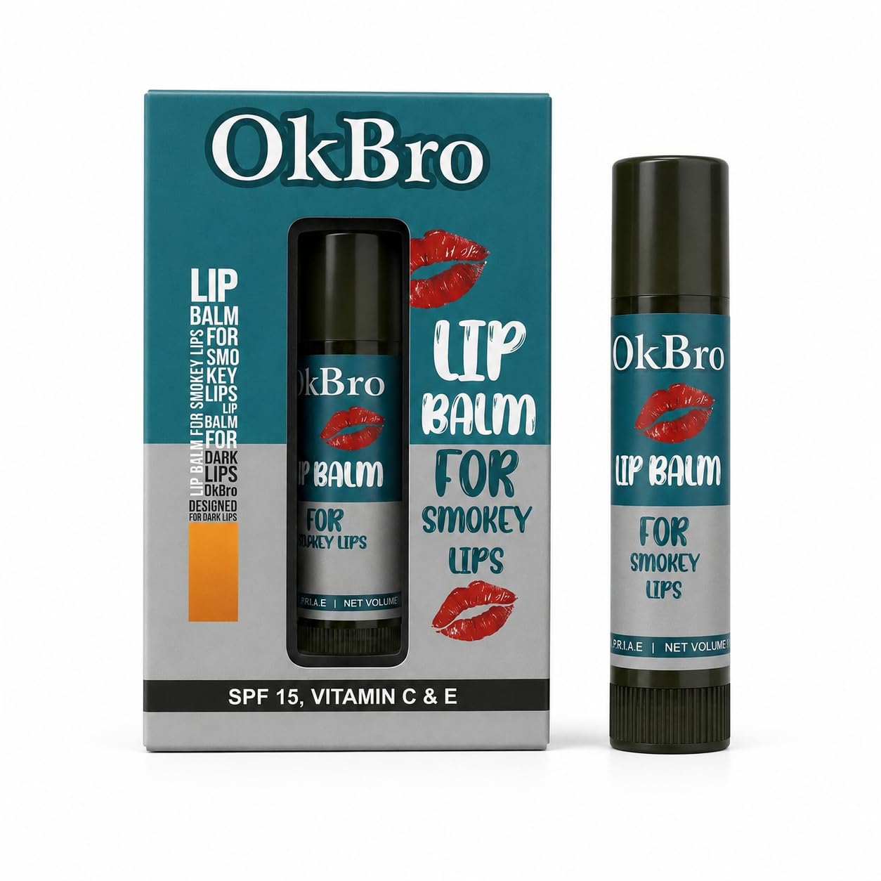 OKBRO Lip Balm for Smokers & Dark Lips | SPF 15 | Vitamin C & E-picture-37