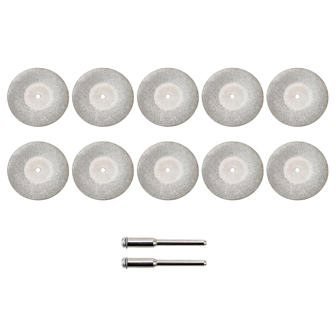Uptodateproducts 10 Pcs 40mm Diamond Cutting Wheels with 2 Pcs Mandrels Rotary Tool Cutting Rotary Accessories (B0D49CZMR6) Amazon Price History, Amazon Price Tracker