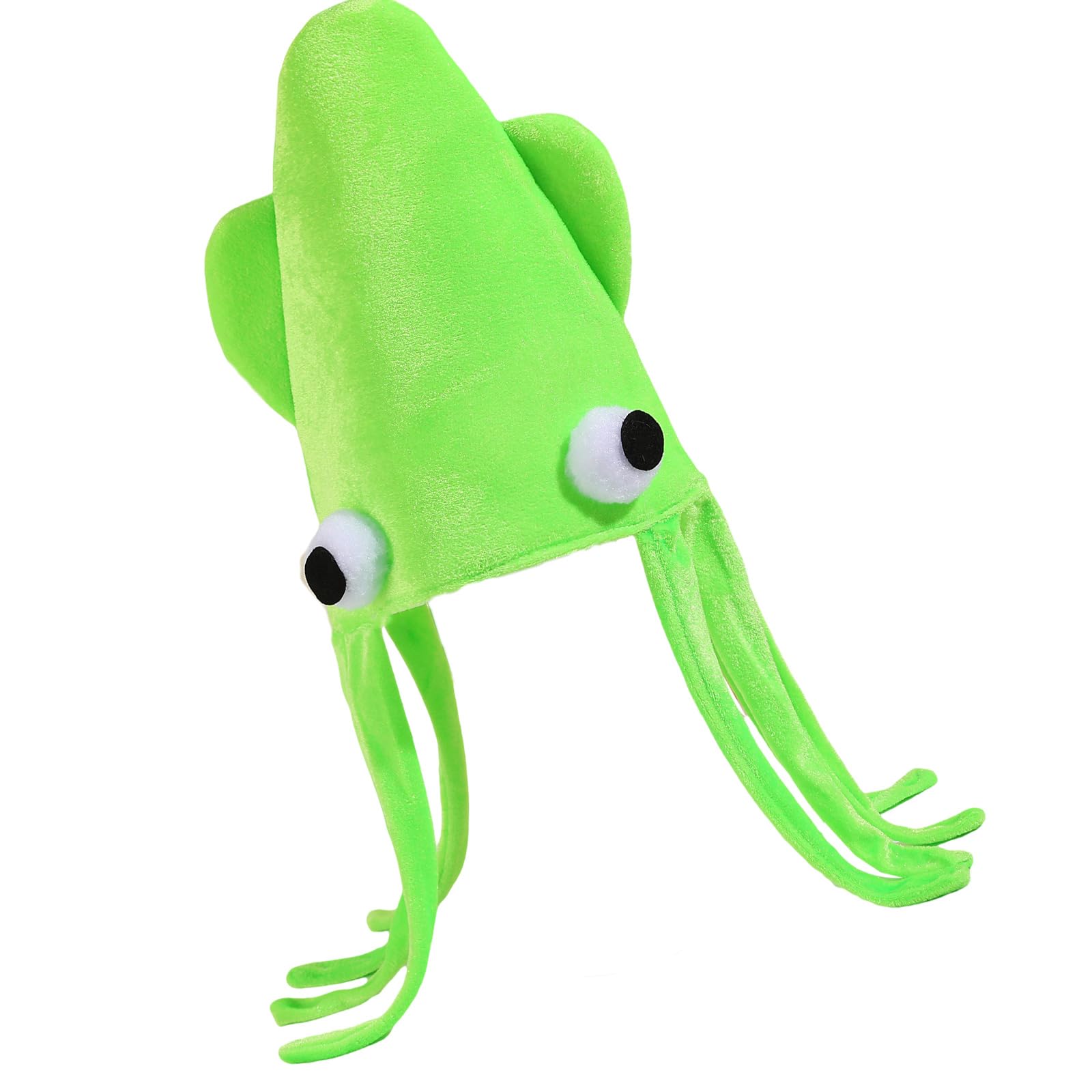 NVOQILIN Stretchy Tassels Cuttlefish Hat Perfect for Costume Parties School Event Comfortable Stage Headgear for Women Men Unisex Creative Cuttlefish Headpiece