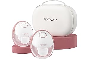 Momcozy M6 Hands Free Wearable Breast Pump with 3 Modes & 9 Levels