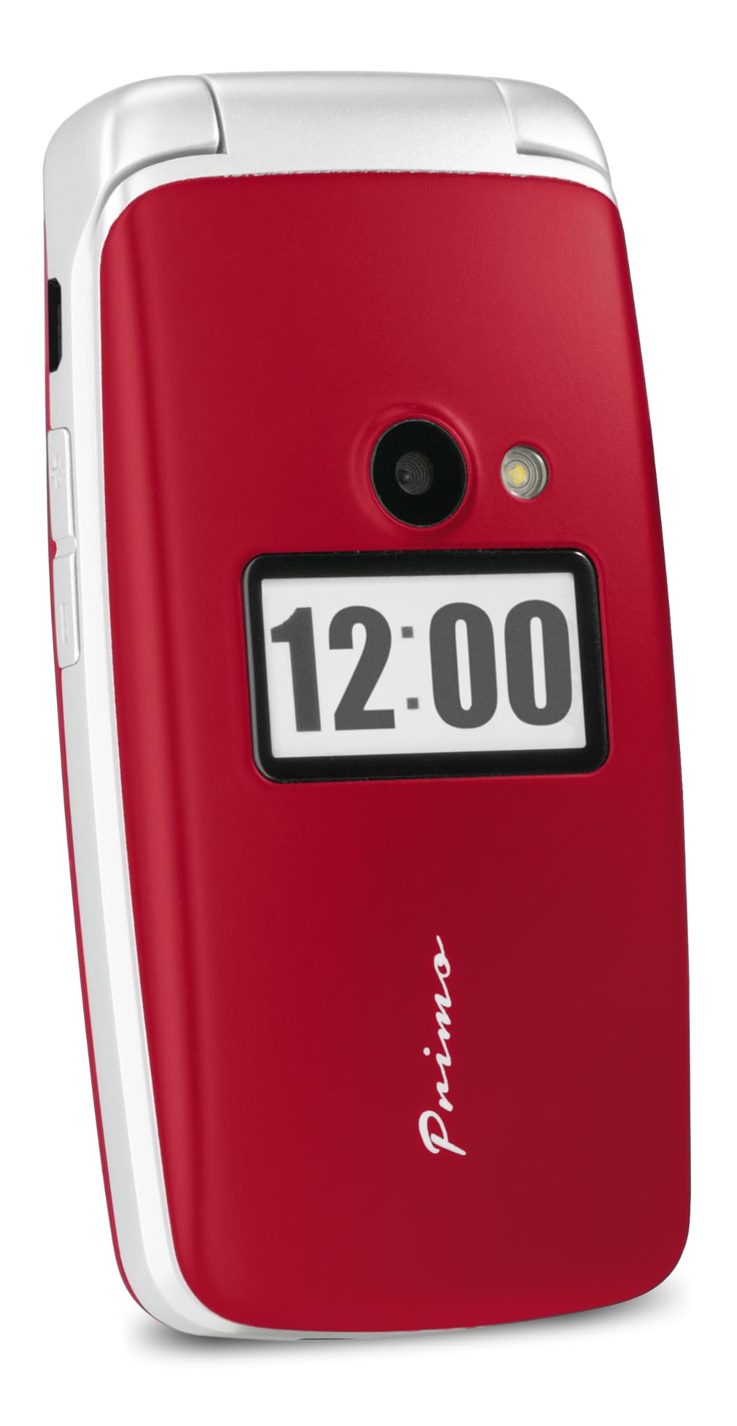 Primo 360014 by Doro Großtastenhandy mit Tischladestation rot
