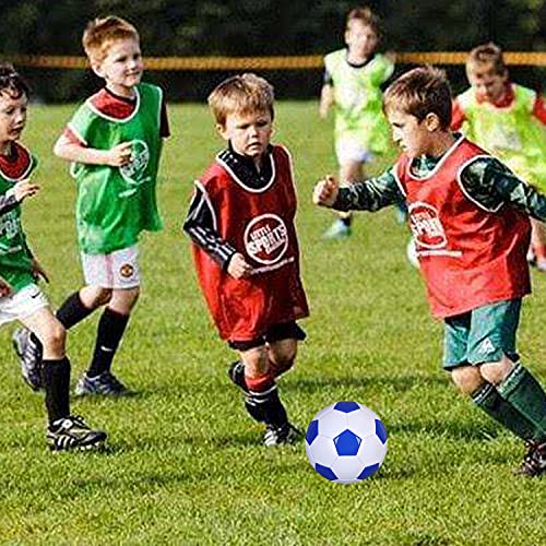 Spdtech Soccer Ball Size 4 White Blue Outdoor And Indoor School Sports Activity Anti-Explosion Classic Design Suitable For Kids Toddler Boy Gift Training Practice #TOP7