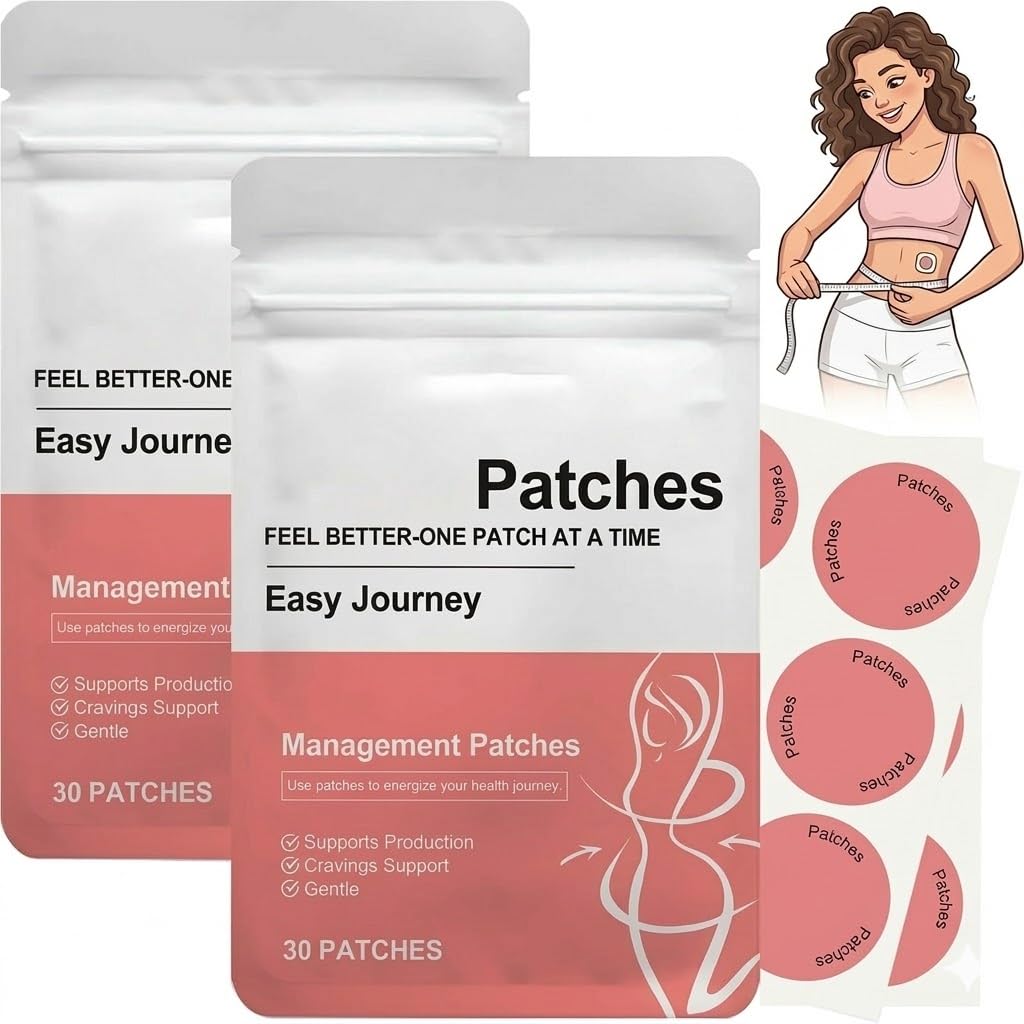 Cerotti Dimagranti Patch, Cerotti Efficaci l’Equilibrio del Metabolismo, Cerotto Ultra Pancia e Vita, Discreti e Delicati Sulla Pelle, per Uomini e Donne (60 Pezzi)
