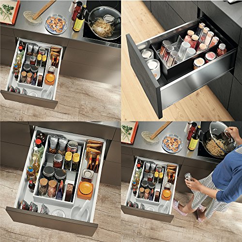 Blum AMBIA-LINE Spice Holder, Width 205 mm, Length 356 mm, Pack of 1, Kitchen Organiser