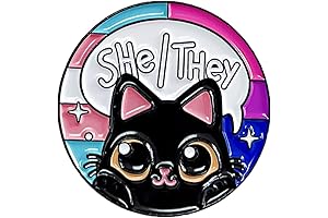 Cute Enamel Pin for Nonbinary-Identifying Individuals