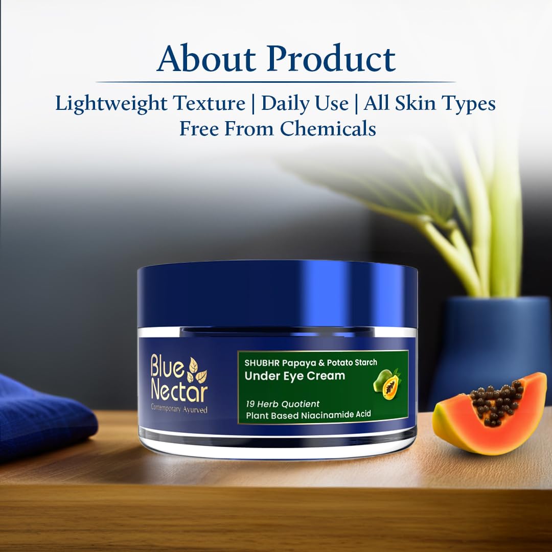 Blue Nectar Under Eye Cream for Dark Circles for Women | Papaya & Potato — Amazon image 7