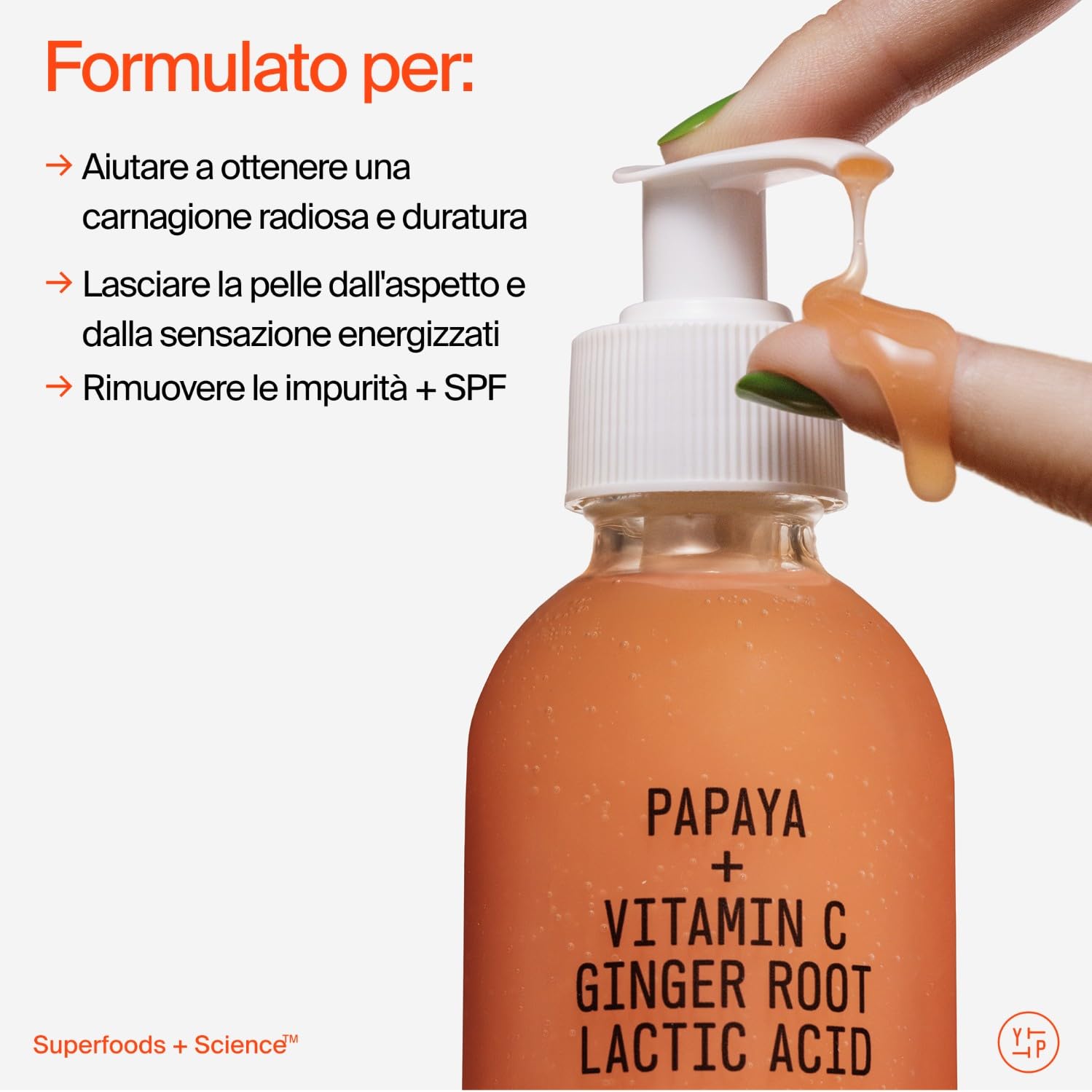 Youth To The People Superfruit Cleanser, Detergente Viso Esfoliante Delicato, Con Papaya e Vitamina C, Detergente Idratante Lenitivo, Illuminante, Struccante Delicato per la Pelle