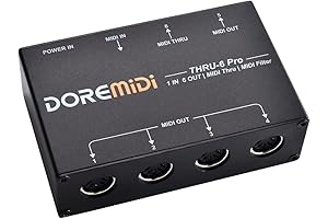 MIDI THRU-6 Pro Box MIDI Splitter and Filter