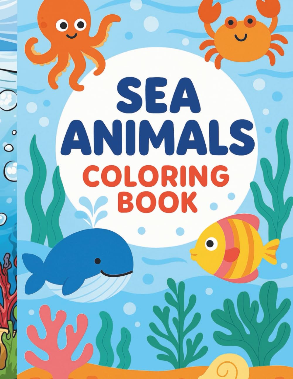 Sea Animals Colouring Book