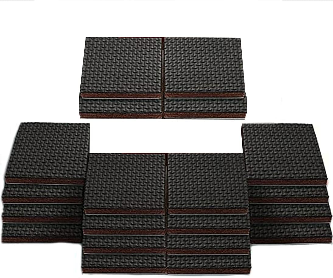 Non Slip Furniture Pads 20 PCS 2" Premium Furniture Mat Rubber Pads Furniture Foot Best Wood