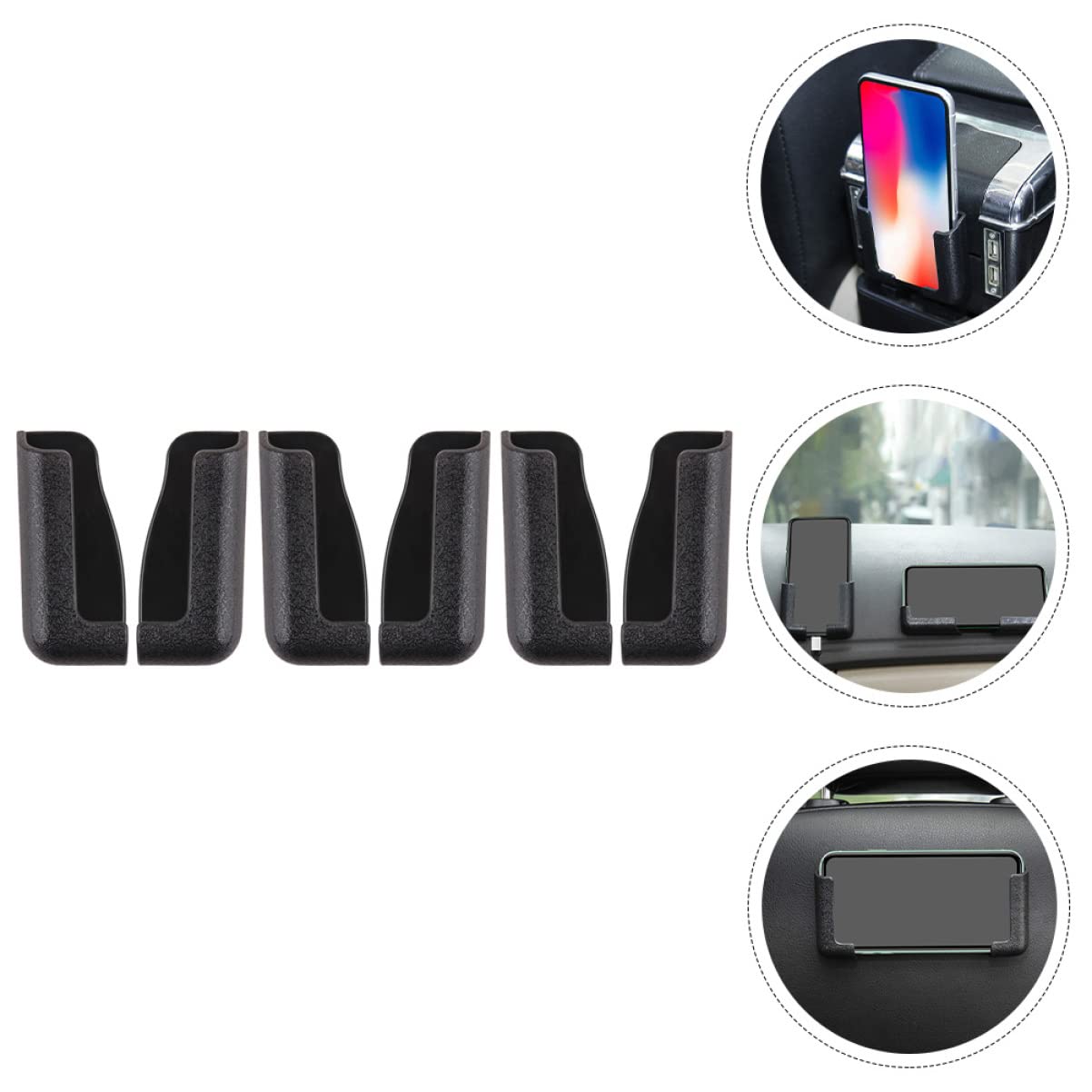 Gatuida Panel de Automóvil 3Pcs Teléfono Montaje de Pared Soporte de Teléfono Universal Tablero de Pared Soporte de Teléfono Soporte Adhesivo: Auto Adhesivo