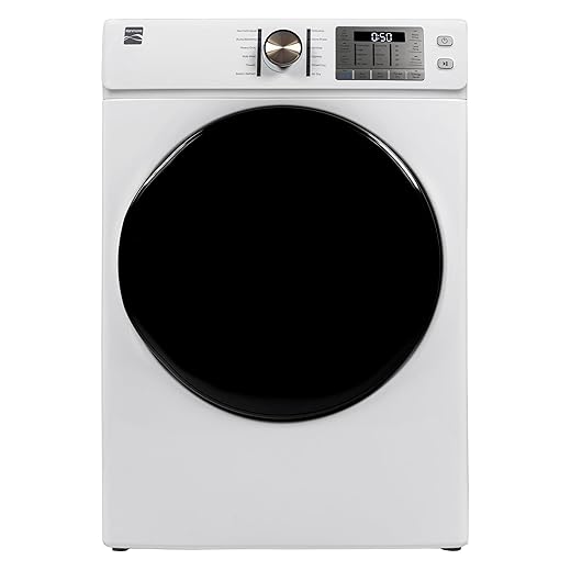 Kenmore 8.0 cu. ft. Front Load Gas Dryer - Wrinkle Guard with Accela Steam to Reduce Static and Odors - Smart Sensor Drying - LED - White