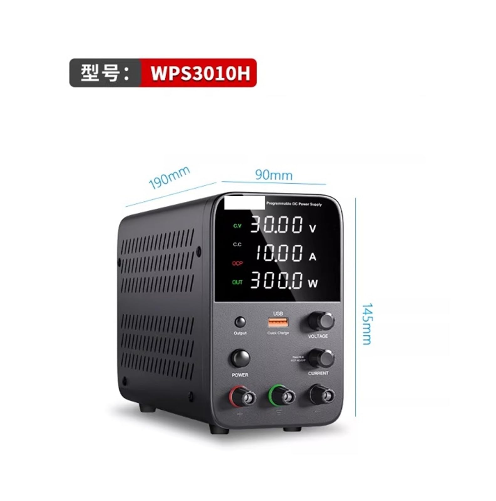 Fuente de alimentación CC programable WPS3010H 30V 10A 300W