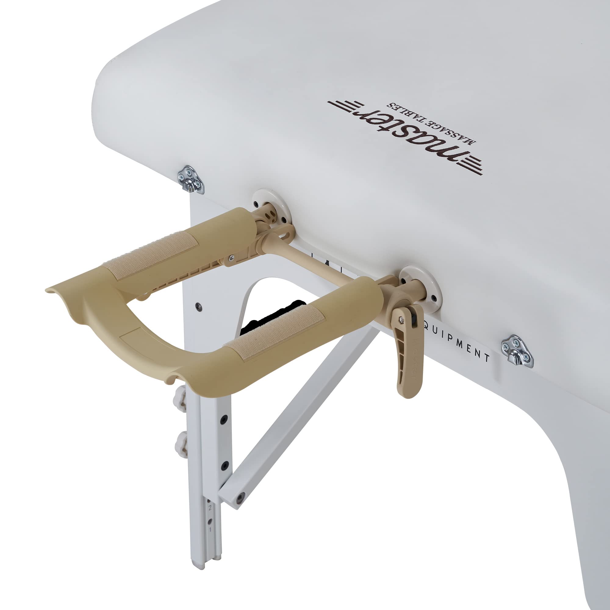Master Massage Montclair Mobil Massageliege Klappbar Massagebett Massagebank Kosmetikliege Portable Beauty Bett aus Holz 71cm Schneeweiß