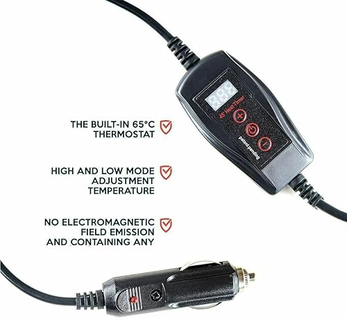 Miniatura 3 de ZONETECH Almohadilla de calentamiento a cuadros verdes, calienta en clima frío, tamaño perfecto para mascotas