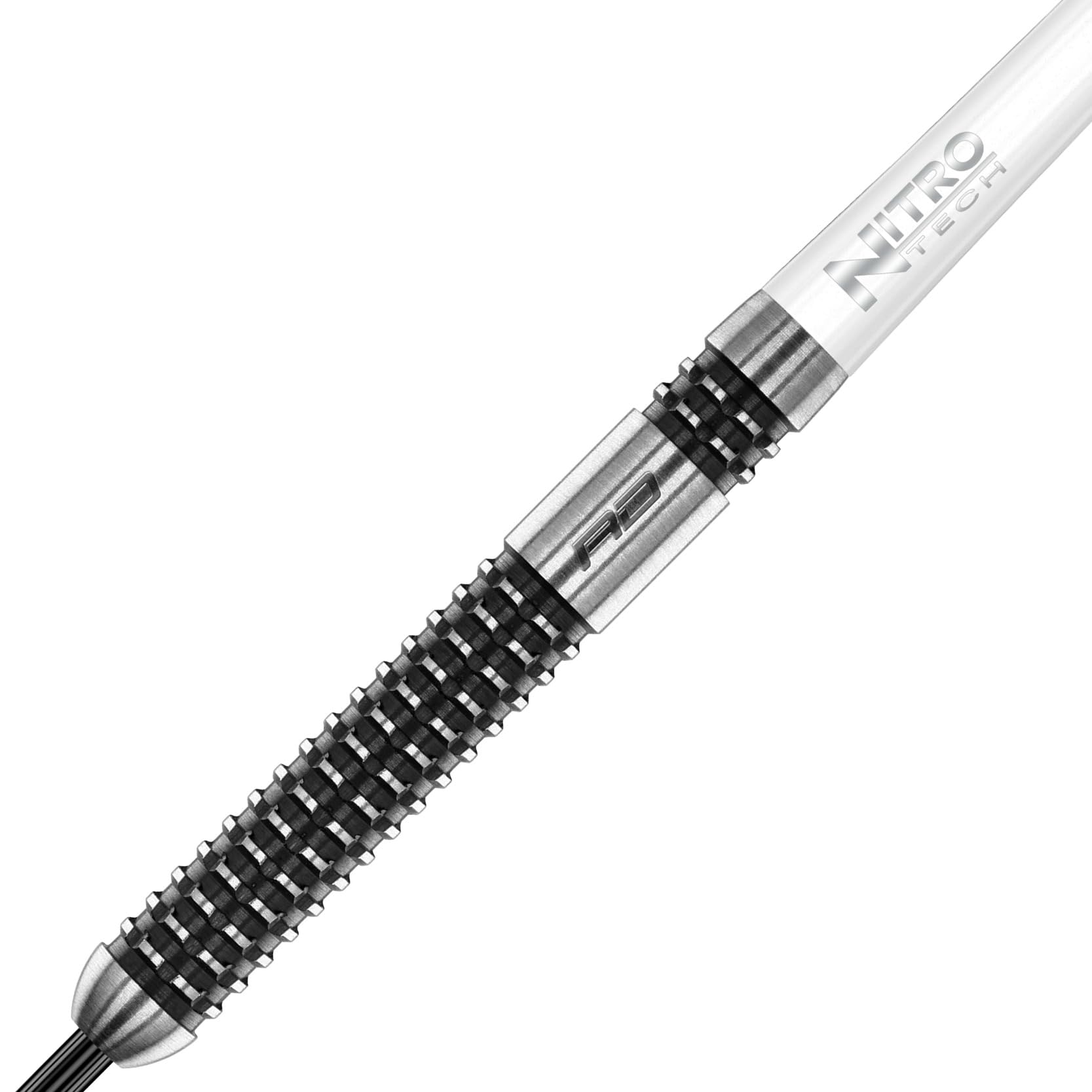 RED DRAGON Gian Van Veen Axis SE 23 Gram Premium Tungsten Steeltip Darts Set including Flights and Stems, Black and Silver, 23G - Image 3