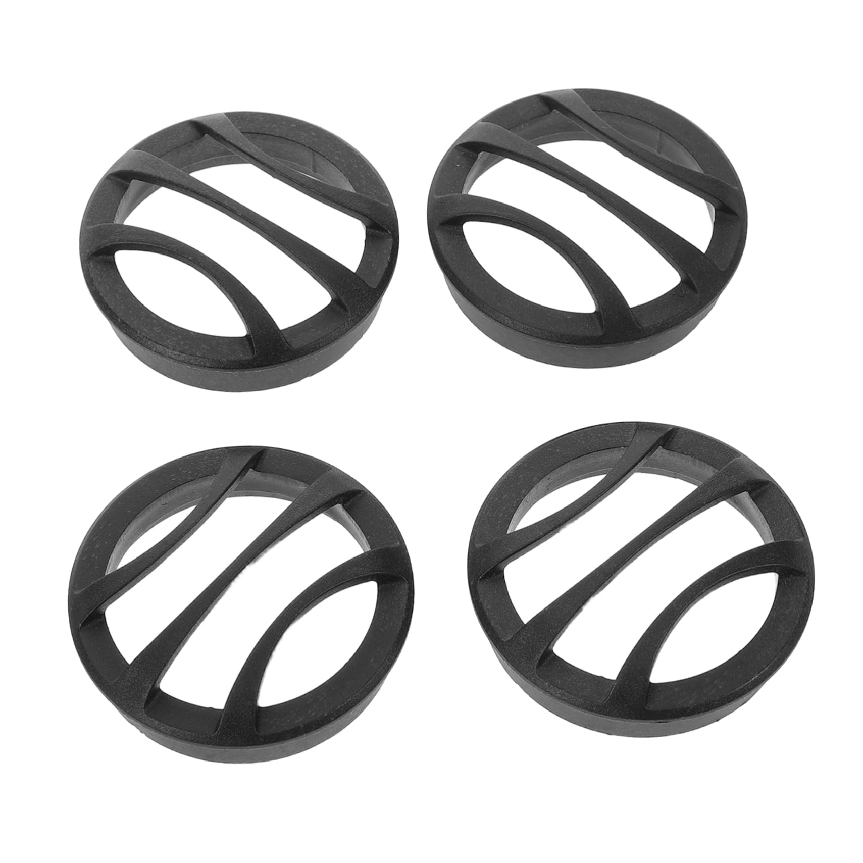 Gogogmee 4pcs Speaker Grill Covers Durable Plastic Mesh Protective Guard for Tweeters Car Audio Accessories Dustproof Speaker Grills for Enhanced Sound Quality