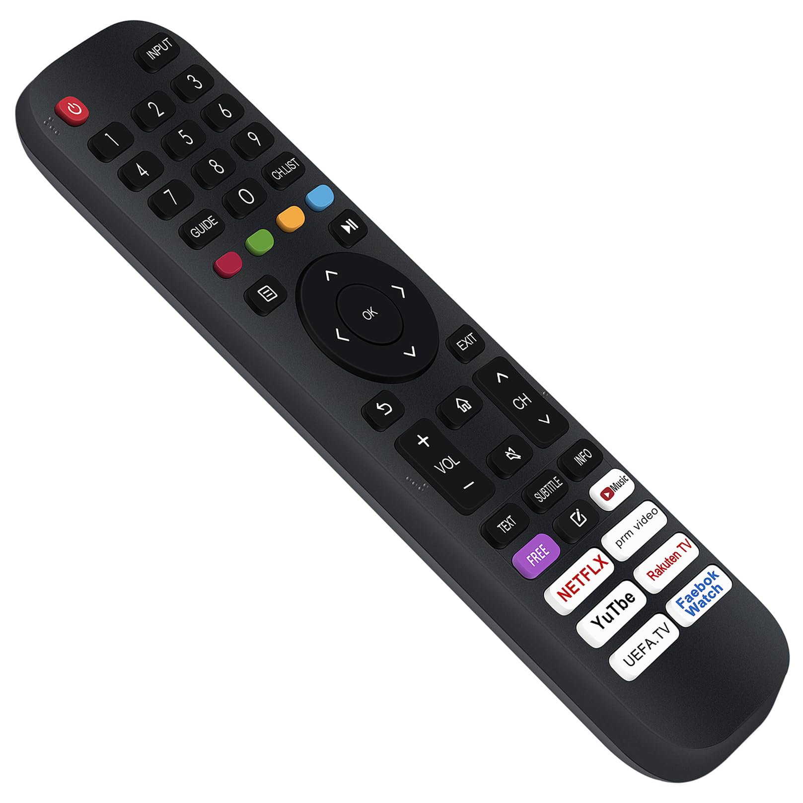 Arkaia Telecomando di ricambio per Hisense TV 32A4FG | 32A4K | 32A5KQ | 32A5KQ