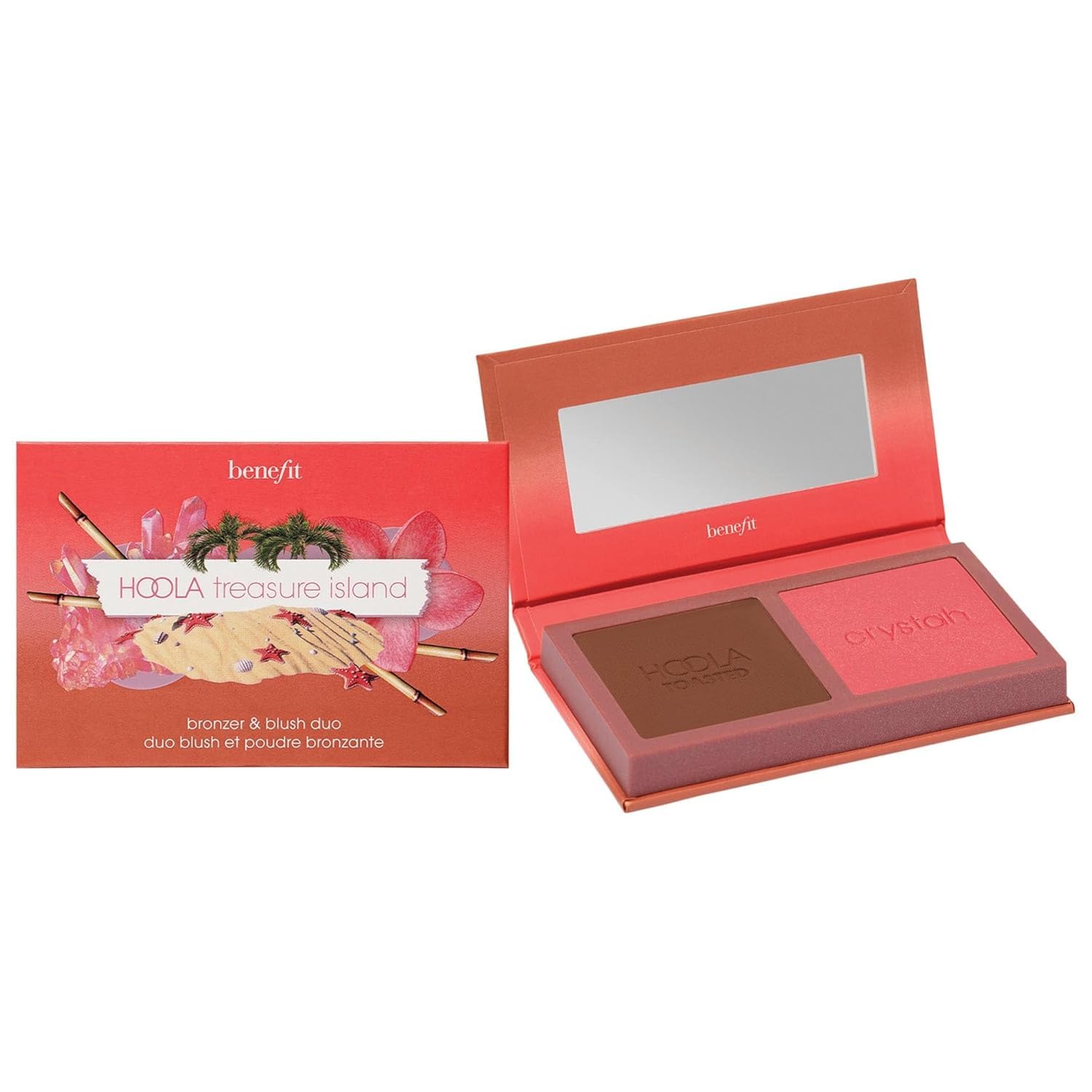 Hoola Treasure Island Mini matter Bronzer & Blush Palette