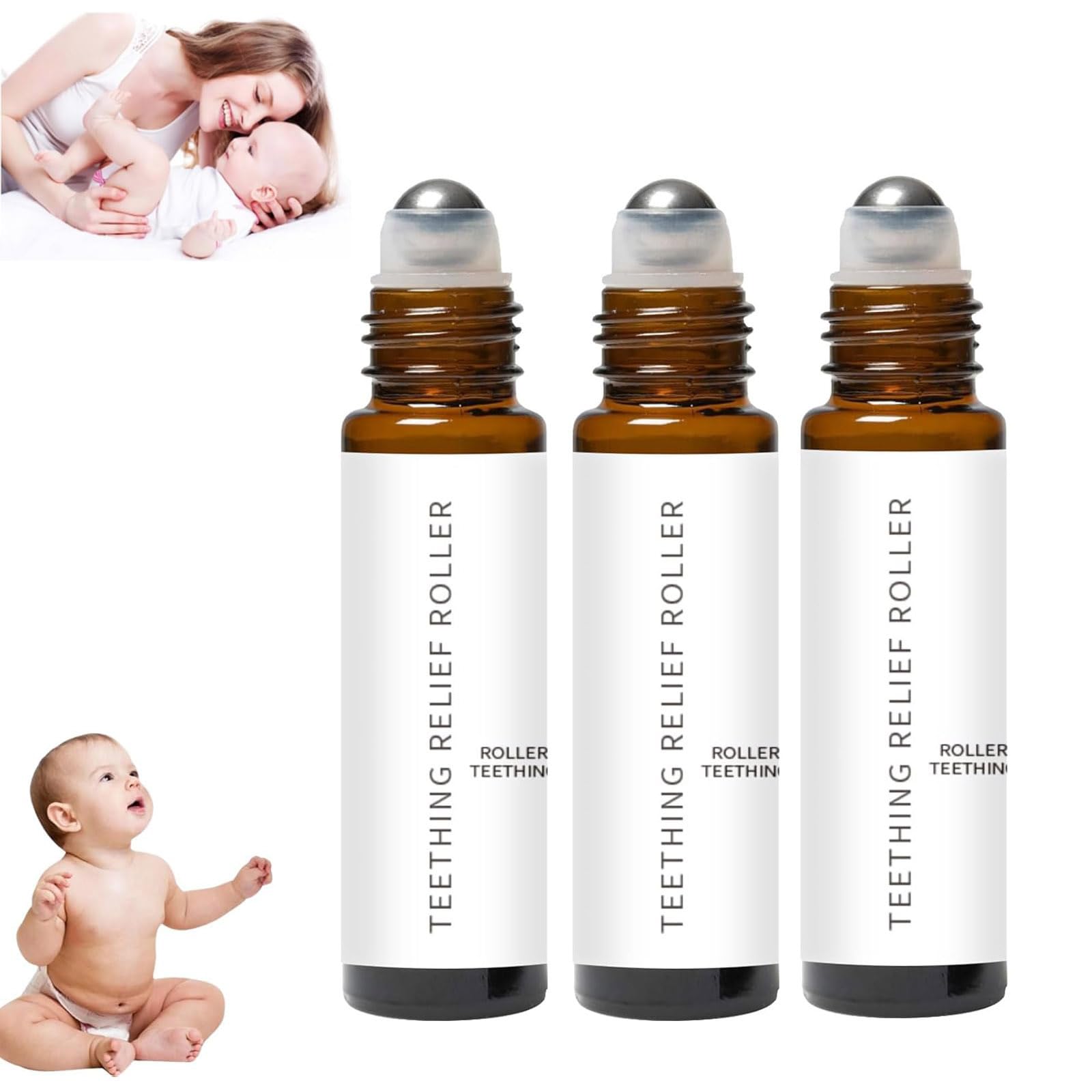 A Thousand Roses Teething Roller Oil, A Thousand Roses Teething Oil, Teething Roller All Natural (3)