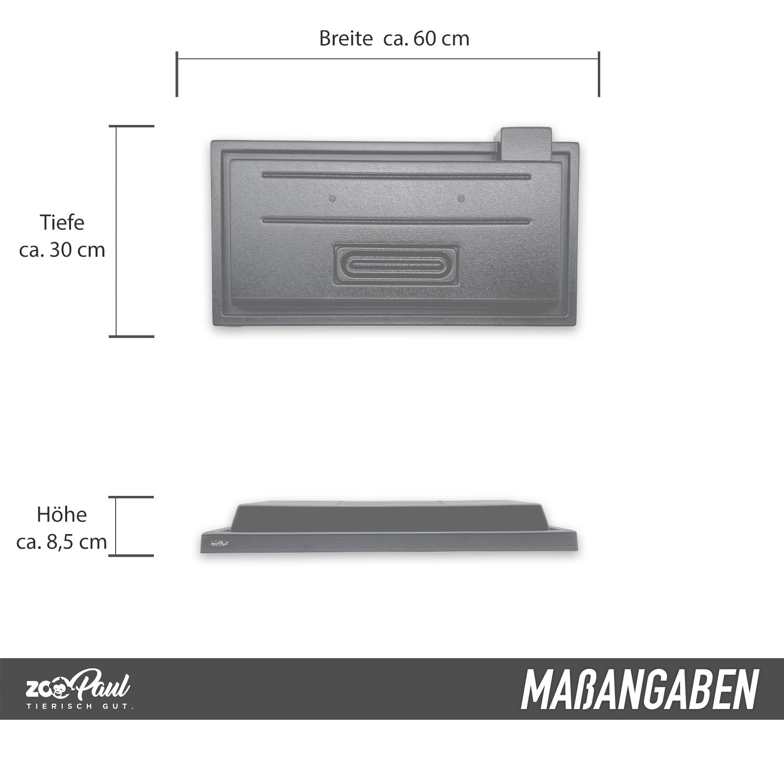 ZooPaul DayNight LED Aquarium Abdeckung Modern Line (60x30cm)