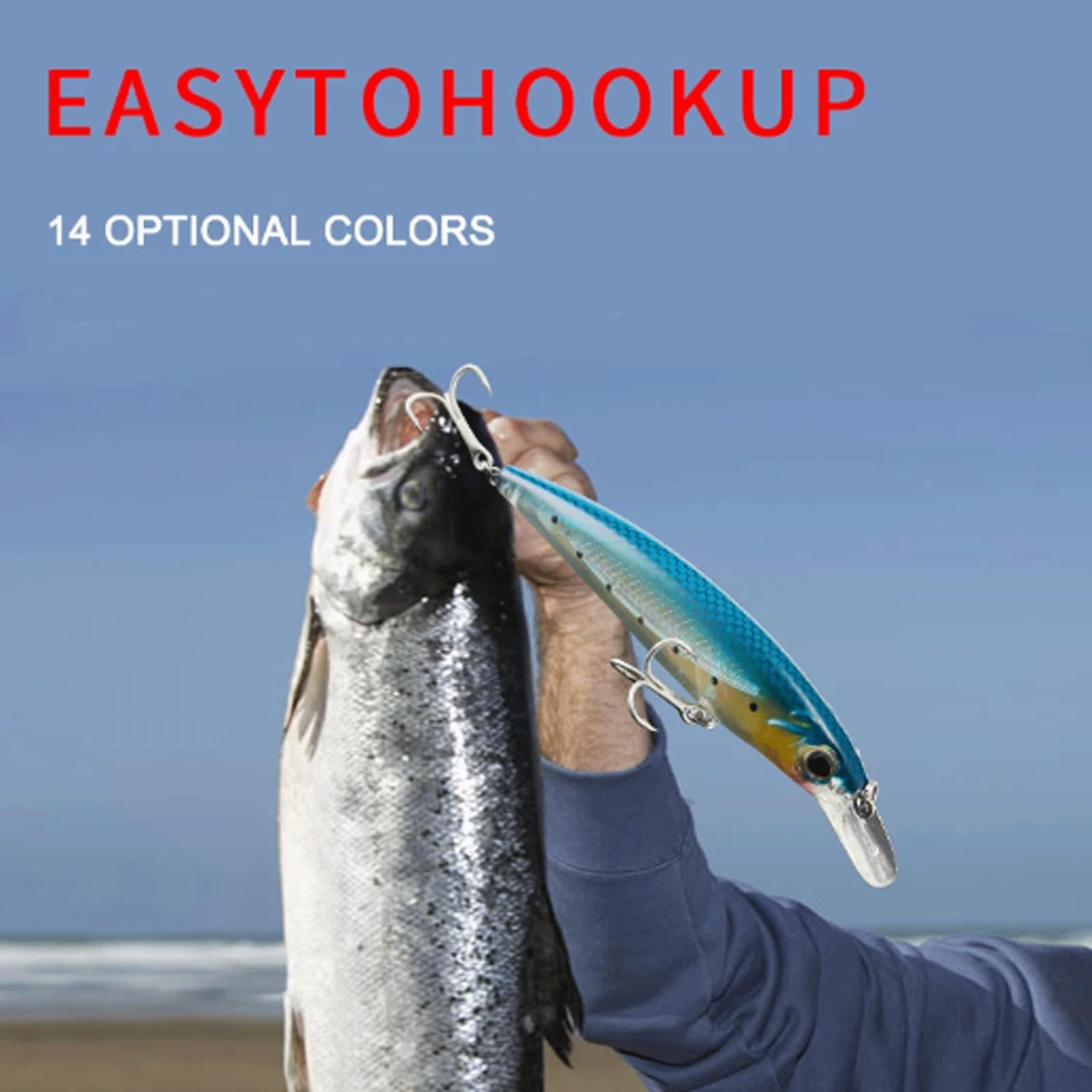 Esca Artificiale da Pesca 12,5 g 11 cm Sistema a Sfera in tungsteno Manovella Wobbler Attrezzatura da Pesca Ami Esca Rigida Accessorio da Pesca Attrezzatura da Pesca