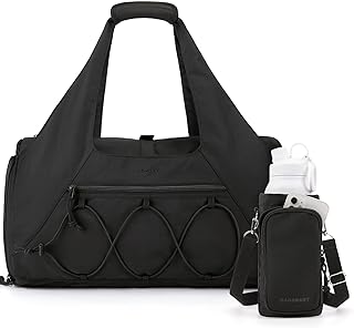 Gym Bag for Women, Lightweight Duffel with Shoe Compartment, Tote Bag wi...