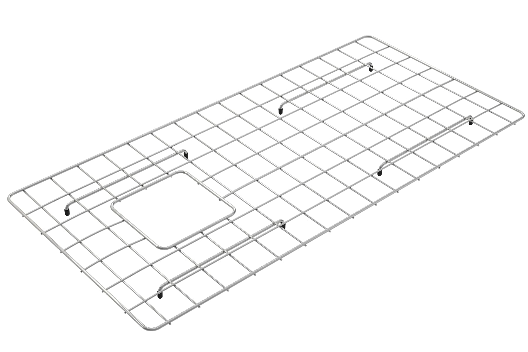 BOCCHI 2300 2005 Stainless Steel 2.0 for 36 in. 1354/1505 Farmhouse Apron Front Fireclay Single Bowl Kitchen Sink Grid