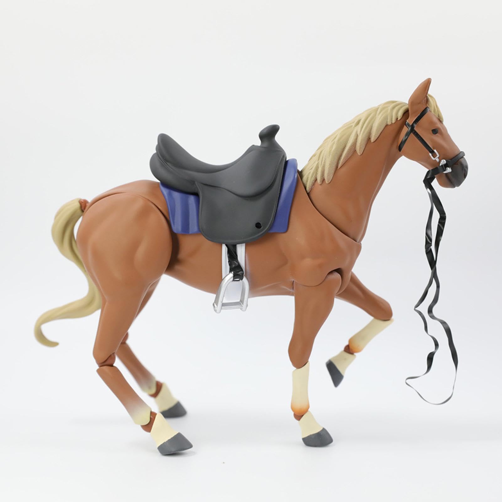 Modello di Cavallo Flessibile per Collezione E Decorazione, Marrone