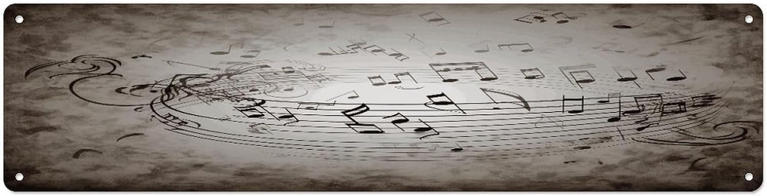 Music Note Wall Metal Signs Garden Sign Wall Plaque