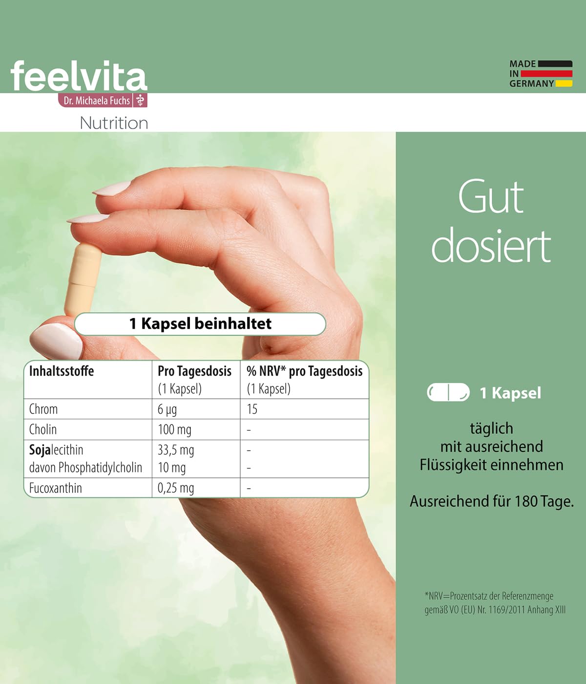 Genius Feelvita Nutrition LipoXanthin Kapseln, 180 Stück
