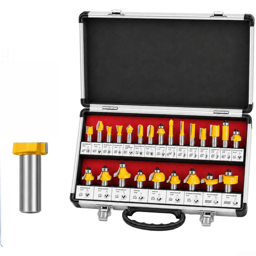 Set 24 Frese per 1/2 Pollice Carburo di Tungsteno Set 24 Frese