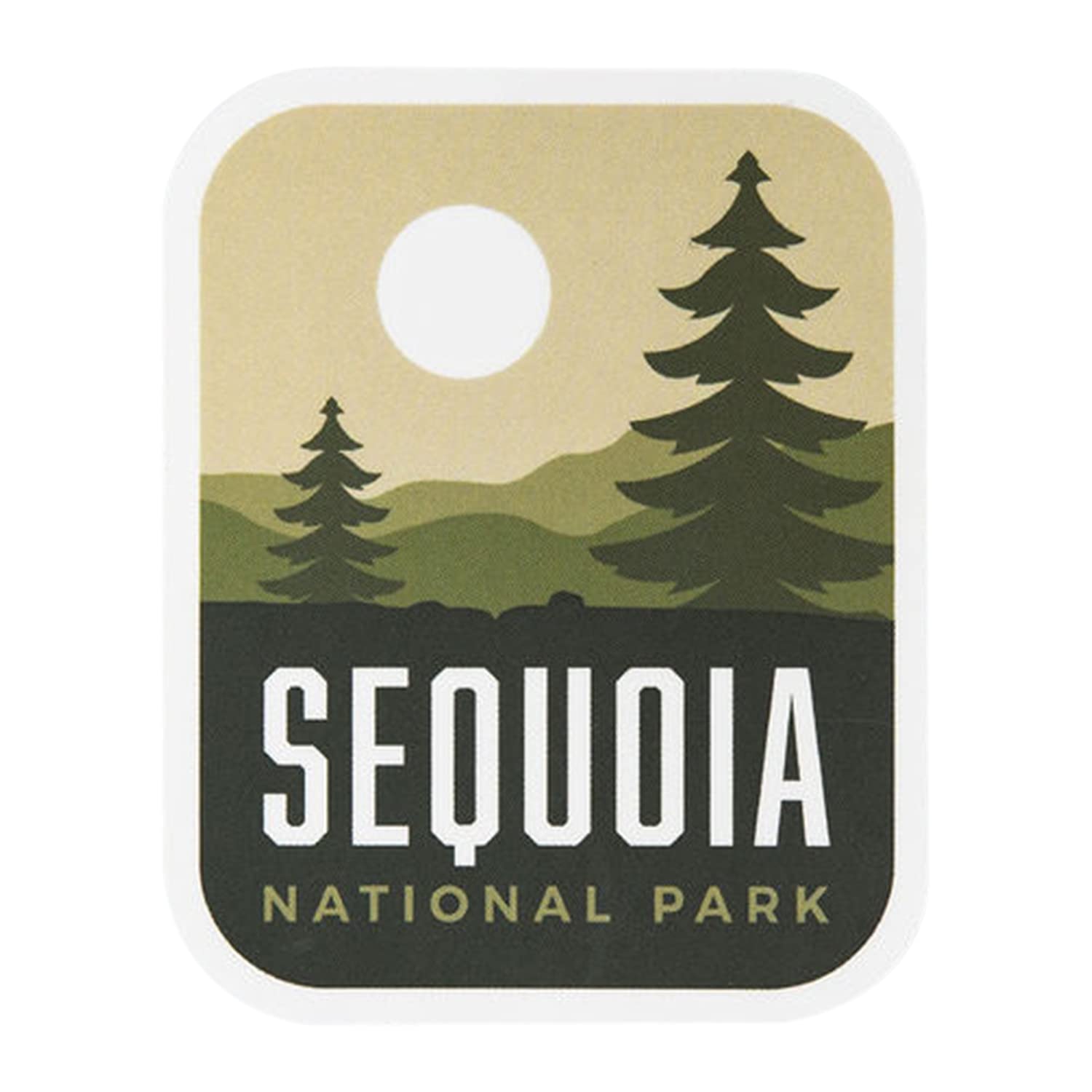 Vagabond Heart Sequoia National Park Sticker - Weatherproof Vinyl Souvenir Decal