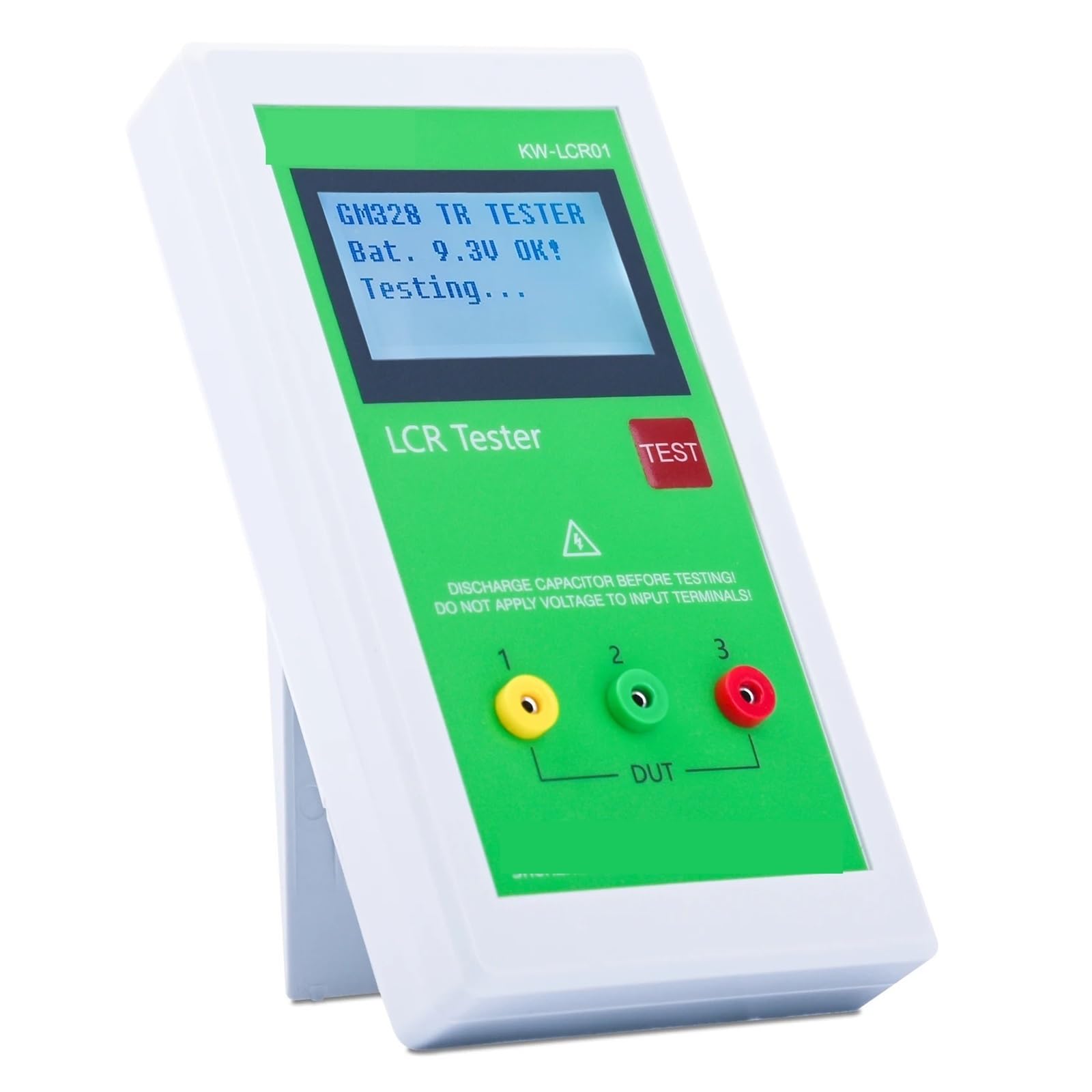 Probador de inyectores Comprobador de resistencia, capacitancia e inductancia LCR ESR con batería integrada LCR01 TL-200 TR, comprobador de inyectores piezoeléctricos LCR de riel común diésel Prueba d