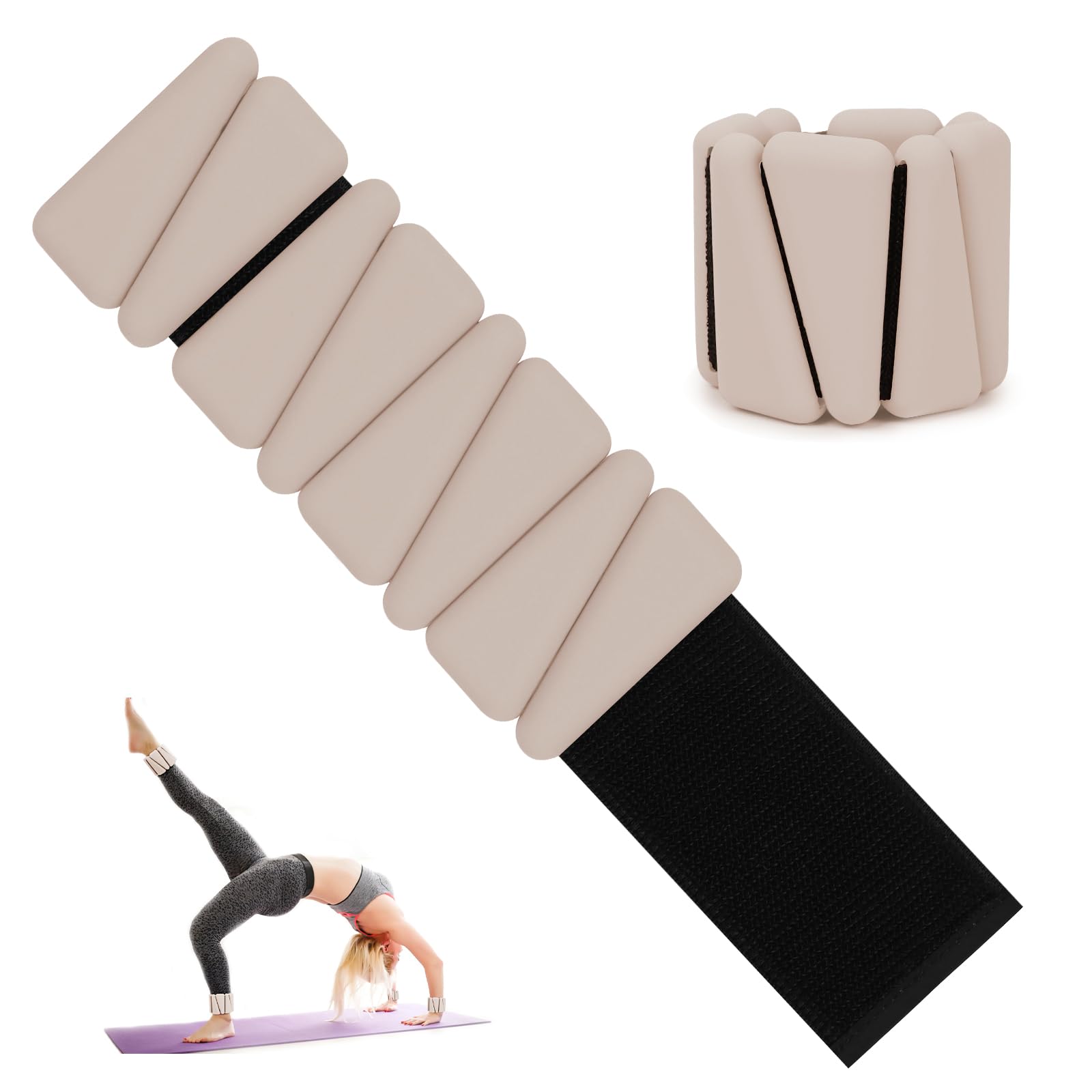 Sangle de Cheville Réglable pour Entraînement de Force des Jambes et Poulie Prof U9C5