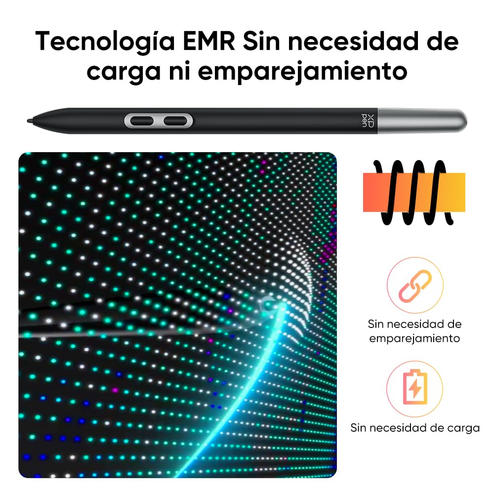 XPPen Tableta Gráfica con Pantalla Independiente 12 Pulgadas, Magic Drawing Pad Android 14 con Lápiz 16K Niveles, 8GB+256GB WiFi con 8000mAh Batería, Tableta Dibujo Digital 115% sRGB Resolución 2K