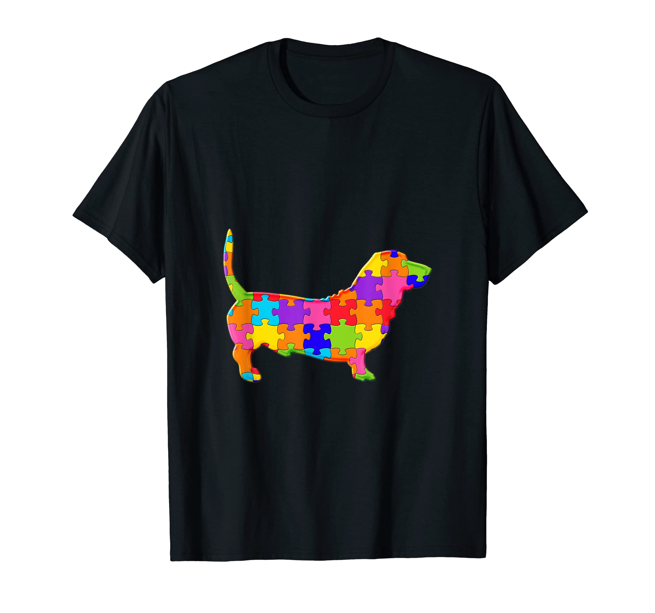 Dog Pet Animal Jigsaw Autism Puzzle T-Shirt