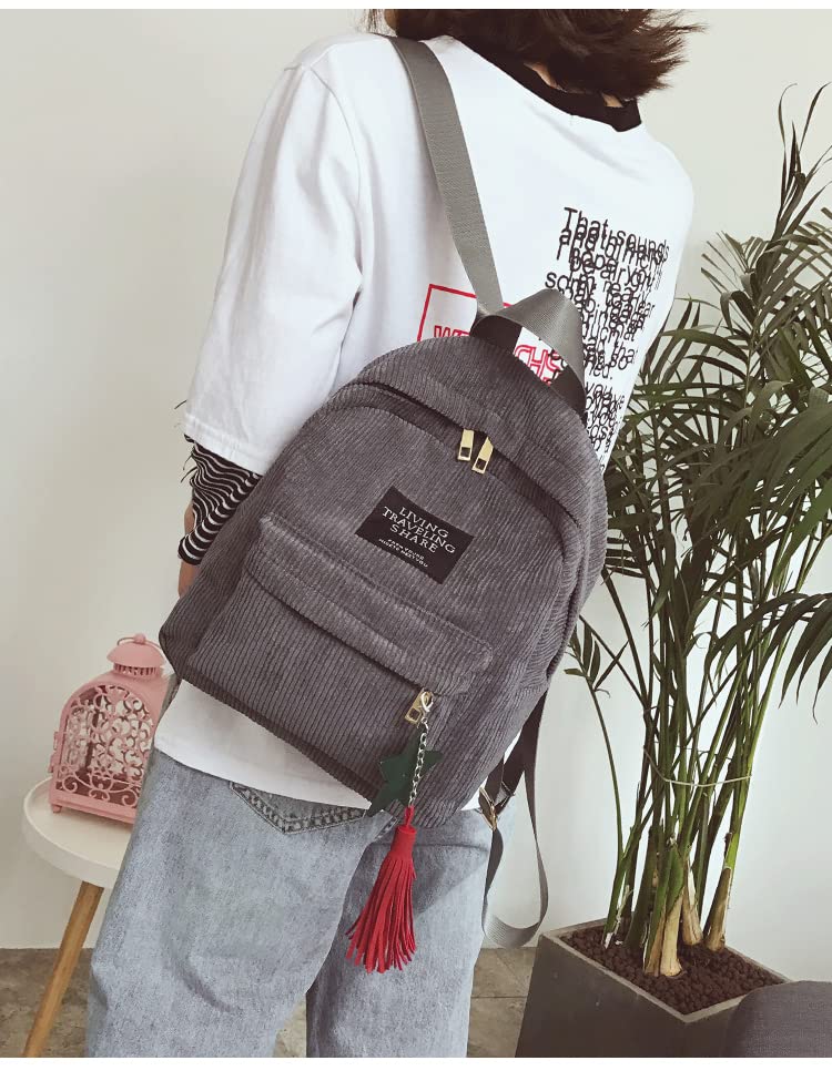 Rucksack Women Mode Cord Cord