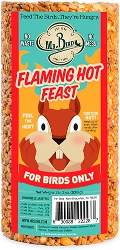 Miniatura 5 de Mr. Bird Flaming Hot Feast - Cilindro pequeño (paquete de 4)