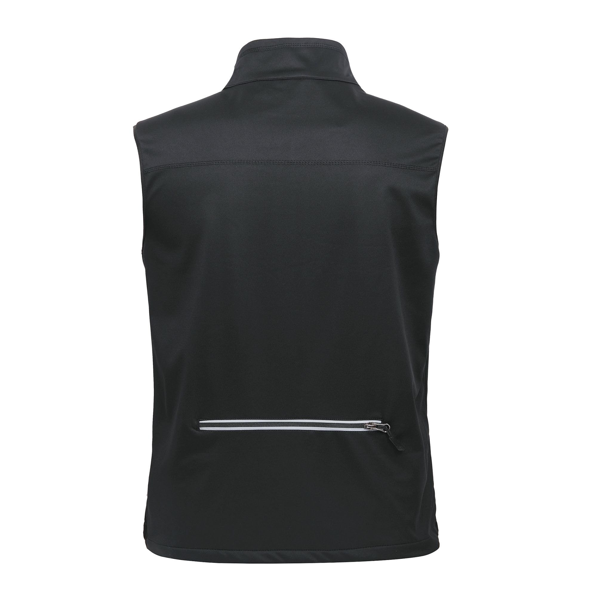 GIISAM Chaleco Softshell para hombre, resistente al viento, sin mangas, para golf, correr, ciclismo