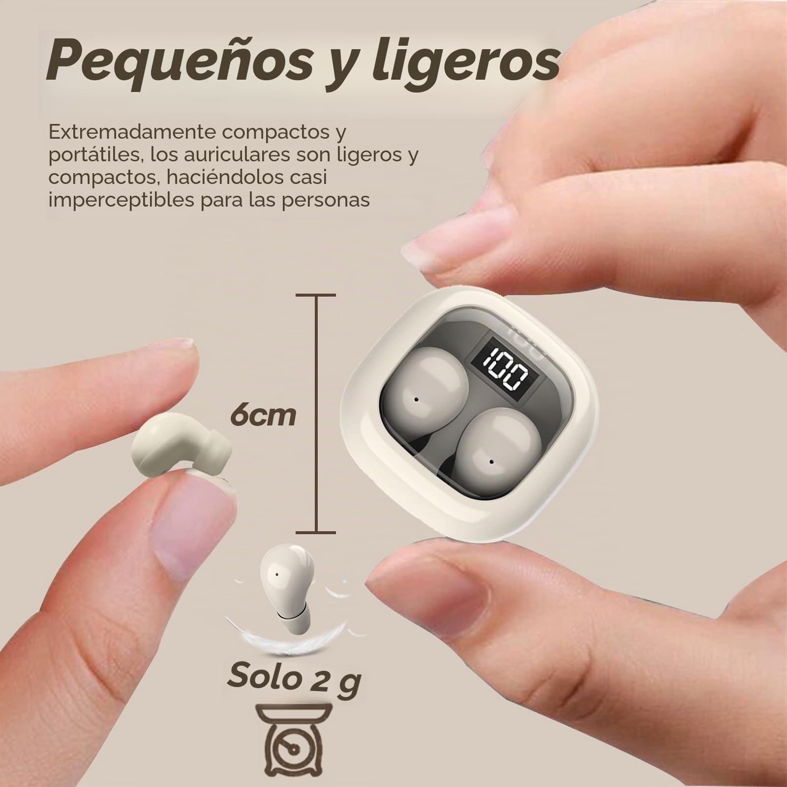 Mini auriculares Bluetooth inalámbricos para dormir