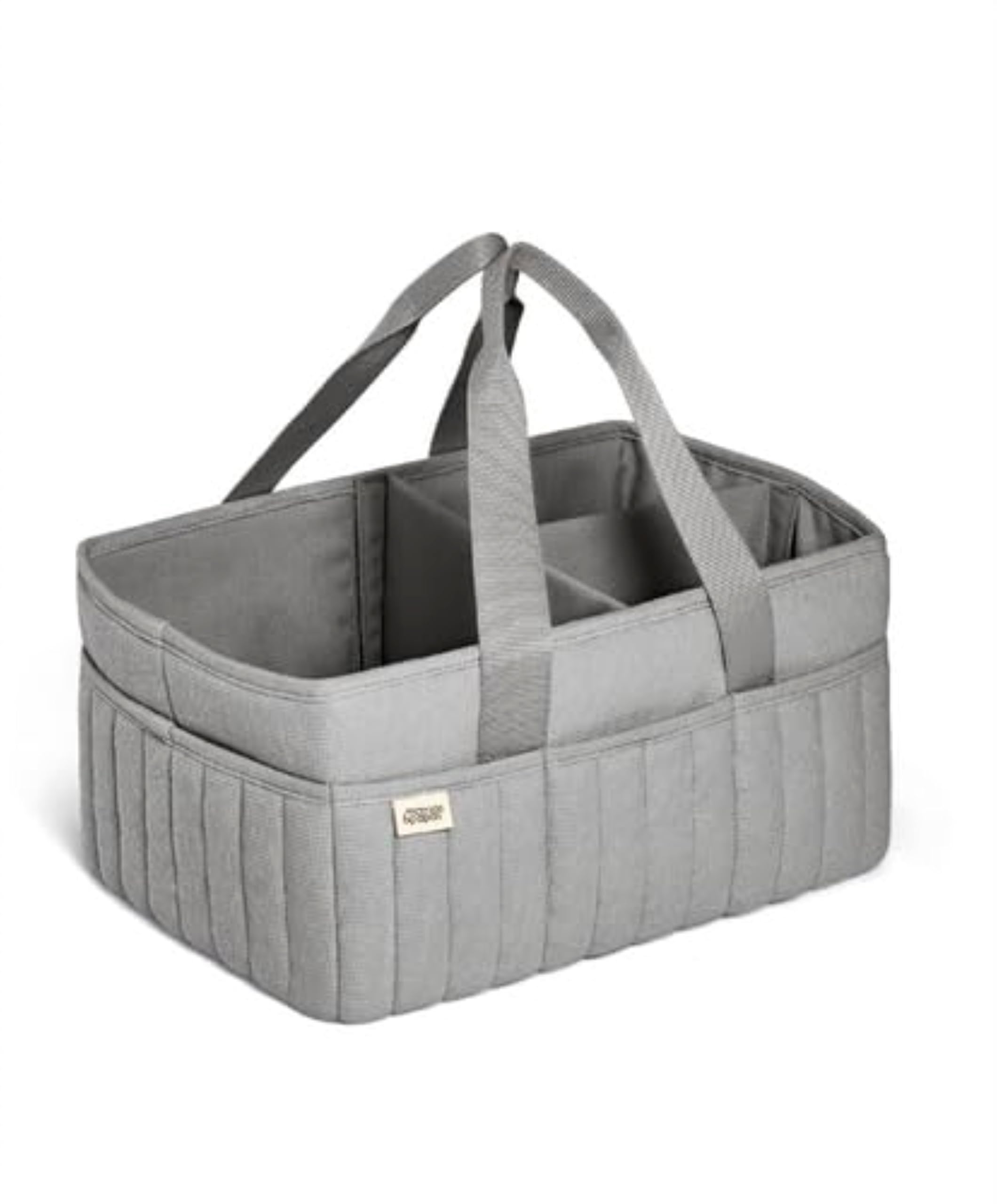 Mamas & Papas Nappy Caddy - Grey Waffle