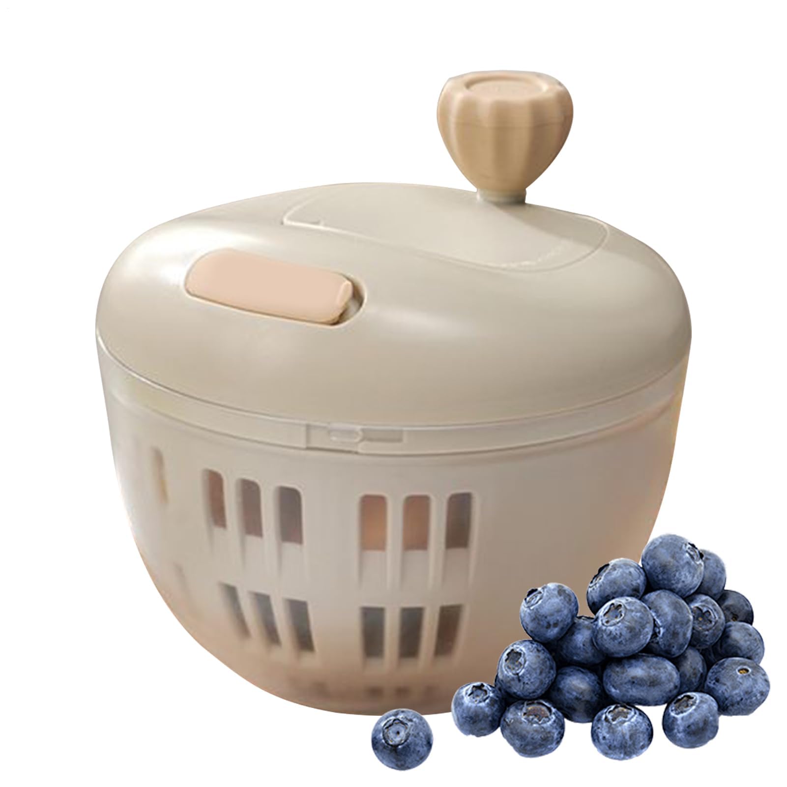 essoreuse à salade, Lave-vaisselle 800 ml, évier à fond antidérapant avec passoire intégrée for la cuisine, les activités de plein air, le camping et pique-niques(Gray)