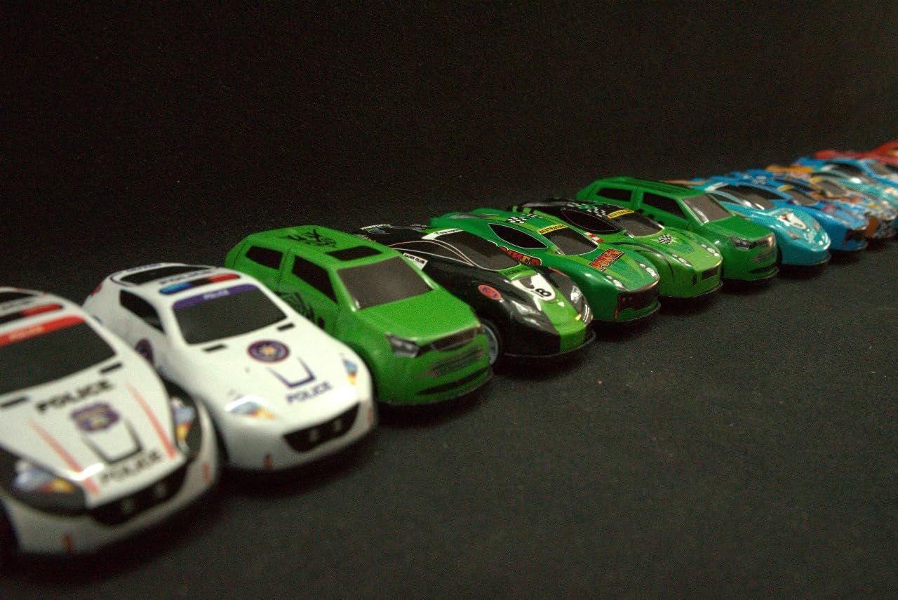 Cable World Set of 10 Mini Racing Metal Die Cast Car Set | Khilona Metal Car for Kids | Pull Back Vehicles | Best Birthday Gift, Return Gift, Diwali Gift for Boys and Girls (Multi Color & Design) — Amazon image 5