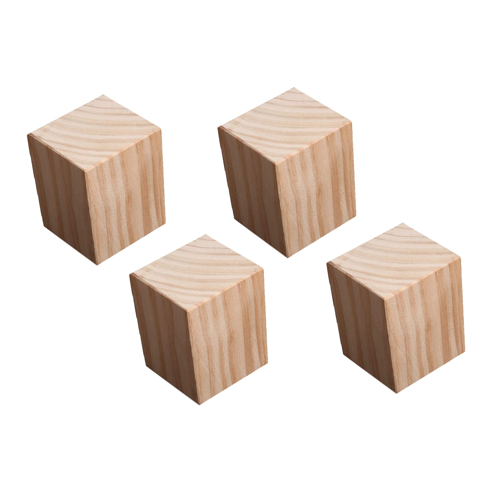4 cm High Furniture Increased Device Furniture Feet Bed Furniture Risers Furniture Legs Wooden Bed Lifts Heavy Duty Wood Risers for Sofa Table and Chair 4 Pieces