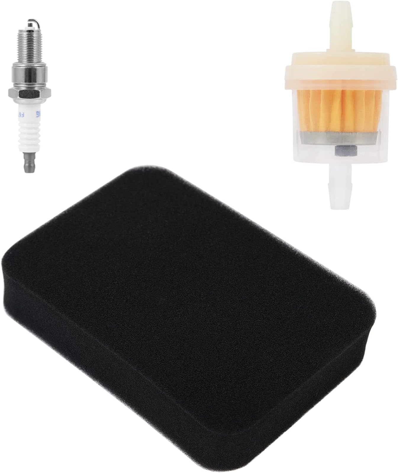17211-899-000 Air Filter Kit for Honda GX240 GX270 GX340 GX390 Engine & EB EM EW EXW GP Series, Includes Fuel Filter & Spark Plug