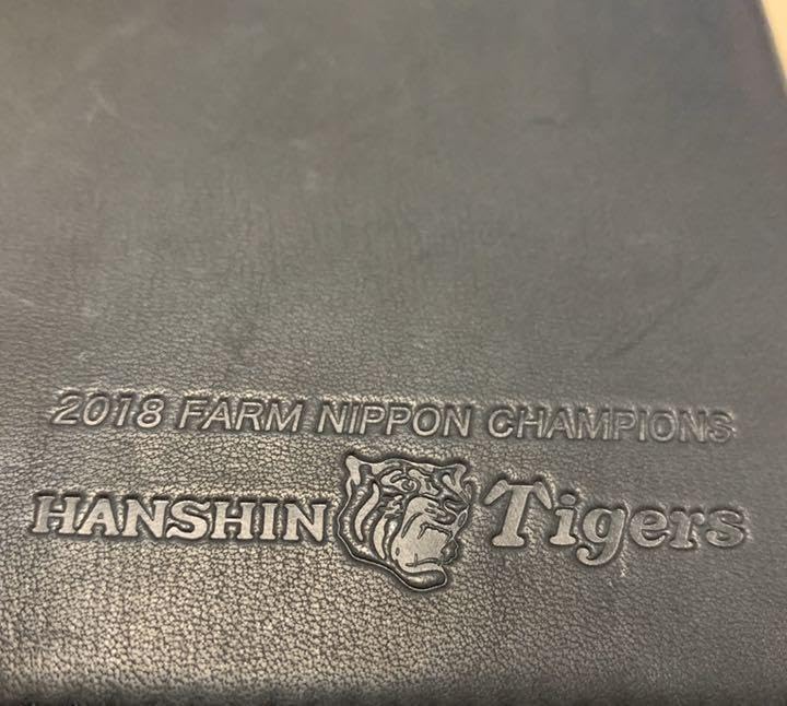 ??????? Hanshin Tigers 2018 Farm Nippon Championship Notebook Case, m89782648473