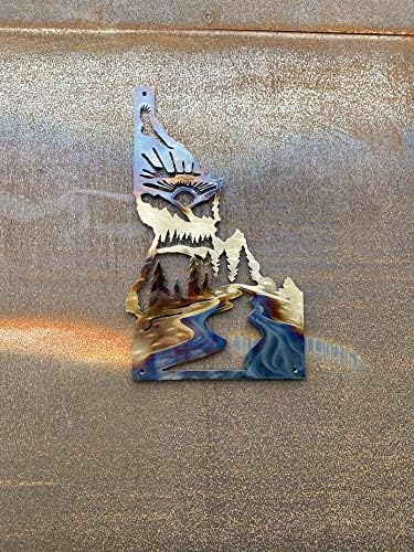 Iron Mountain Studios Idaho Metal Wall Art