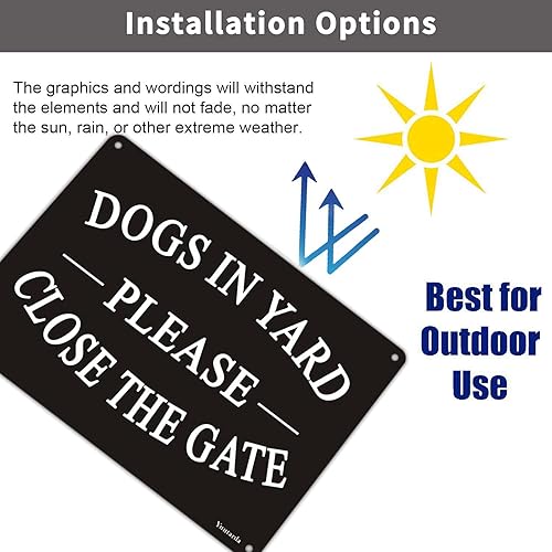 Miniatura 7 de Letrero de metal reflectante de 10 x 7 pulgadas, letrero de aluminio de 0.40 pulgadas, impresión profesional resistente, agujeros preperforados para