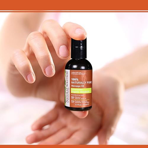 Miniatura 4 de Natural Solution Aceite de masaje 100% naturalmente puro, para masaje relajante de aromaterapia, aceite de marula orgánico, aceite de jojoba y